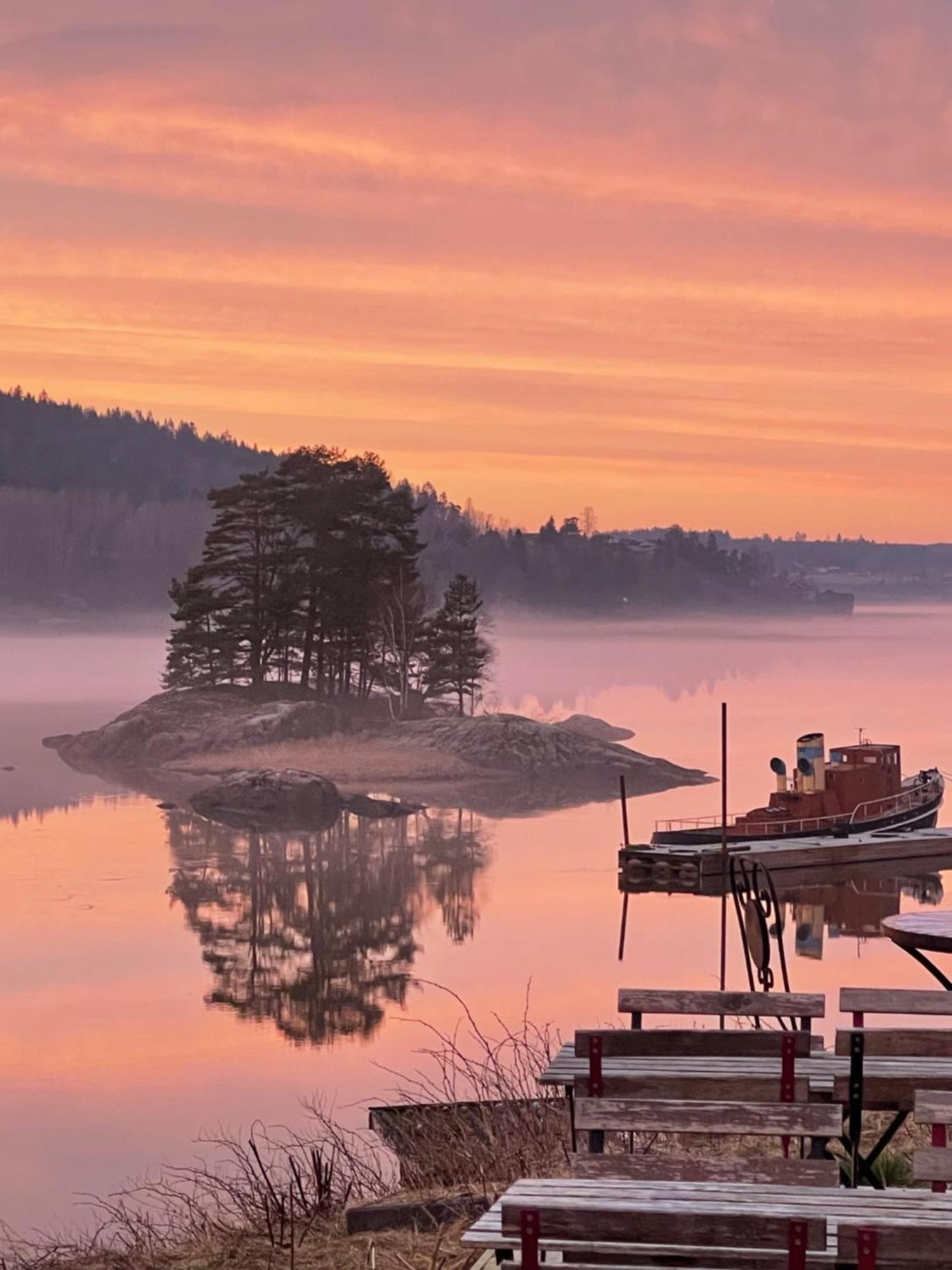 Hyttelaven Pa Furuholmen Sarpsborg Dış mekan fotoğraf